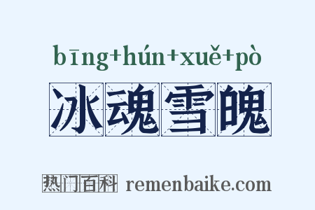 冰魂雪魄是什么意思的图片